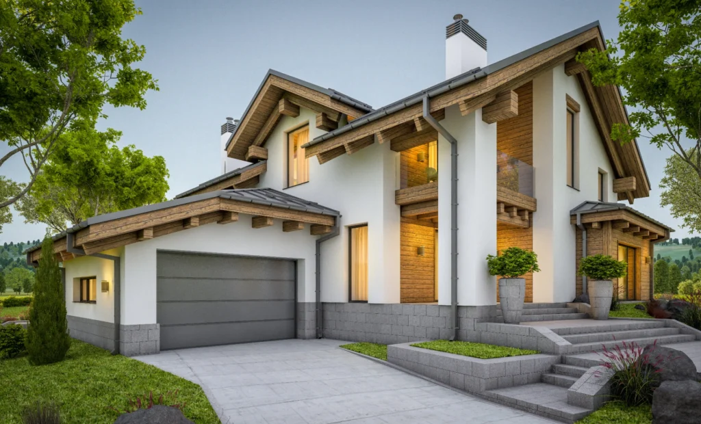 illustration-projet-construction-maison-individuelle-photo-facade-maison-avec-allee-garage