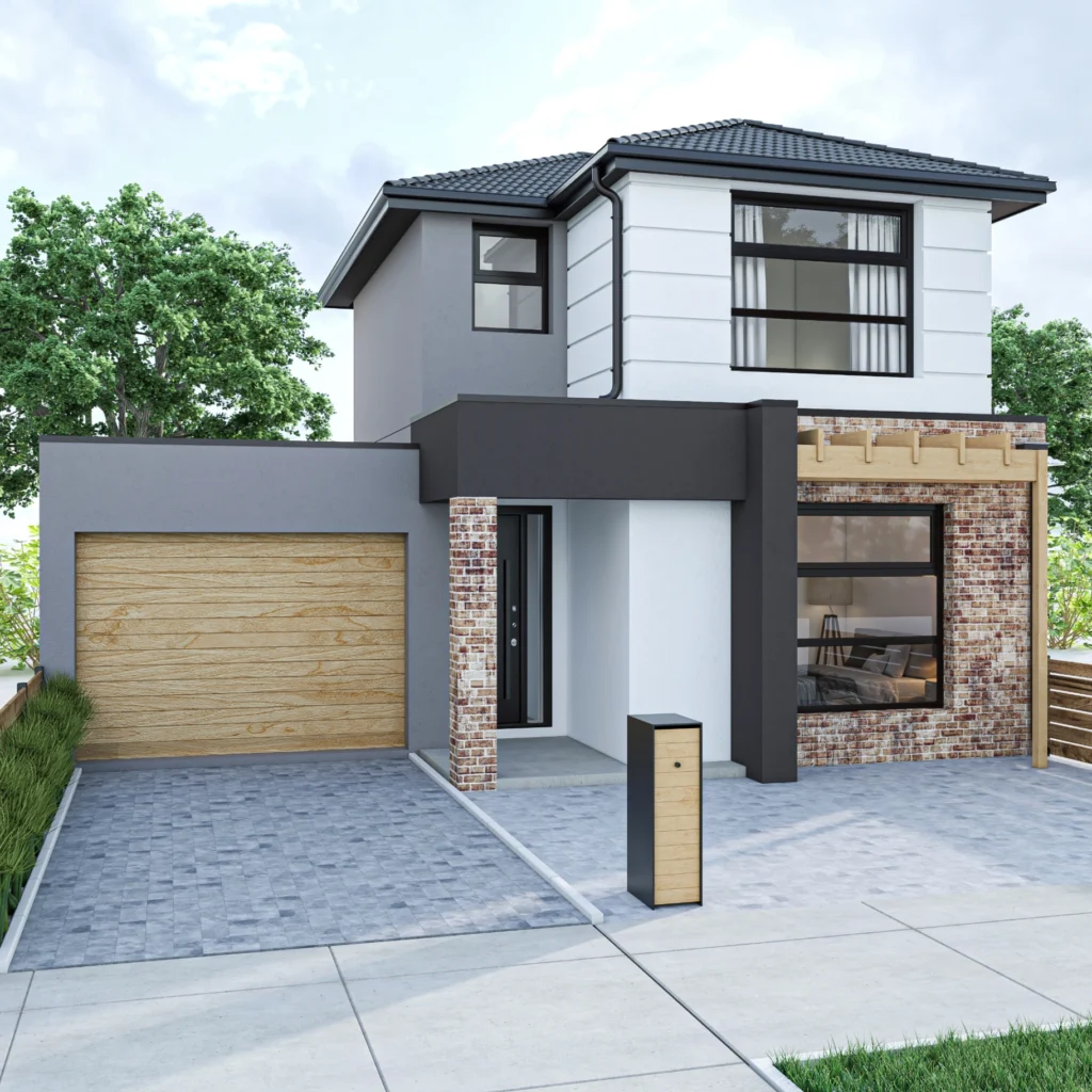 illustration-courtier-construction-maison-individuelle-photo-maison-avec-garage